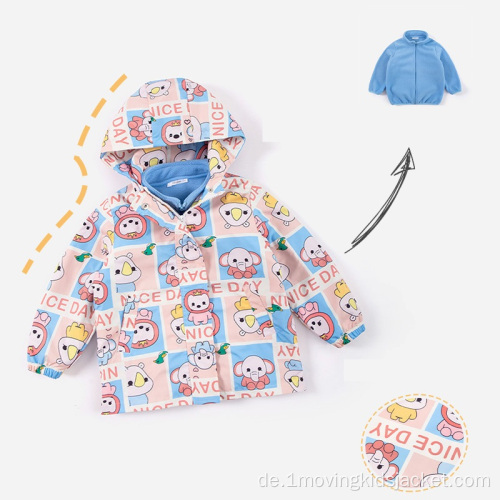 Winddichte Kinderjacke aus Polarfleece